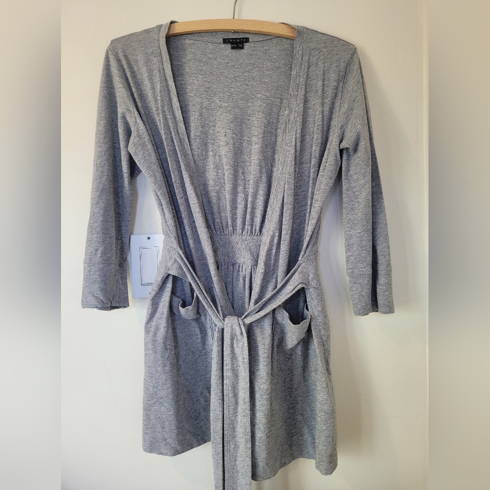 THEORY Lightweight wrap top
